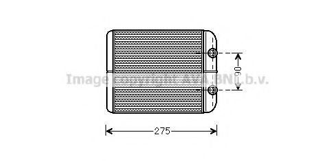 Радиатор отопителя AVA QUALITY COOLING VWA6301