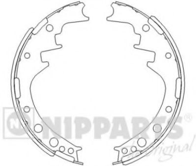 Тормозные колодки NIPPARTS J3502024