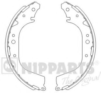 Тормозные колодки NIPPARTS J3502005