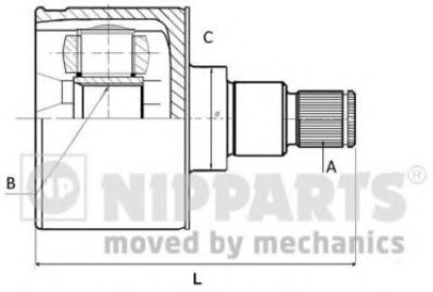 Комплект ШРУСов NIPPARTS N2834002