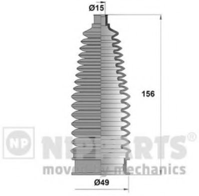 Комплект пыльников рулевой рейки NIPPARTS N2842046