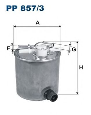 Паливний фільтр FILTRON PP857/3