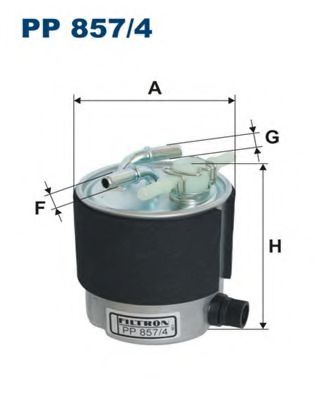 Паливний фільтр FILTRON PP857/4
