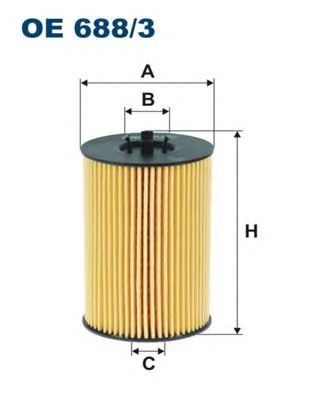 Масляный фильтр FILTRON OE688/3