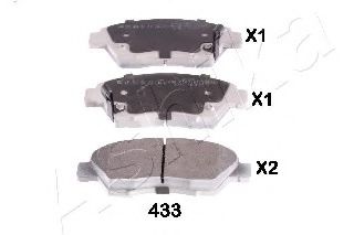 Тормозные колодки ASHIKA 50-04-433