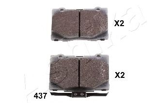 Тормозные колодки ASHIKA 50-04-437