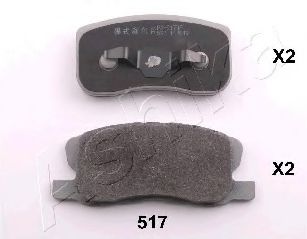 Тормозные колодки ASHIKA 50-05-517