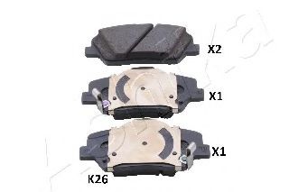Тормозные колодки ASHIKA 50-0K-K26