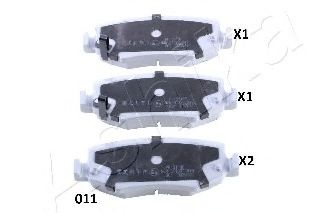 Тормозные колодки ASHIKA 51-00-011