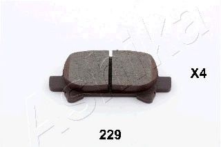 Гальмівні колодки ASHIKA 51-02-229