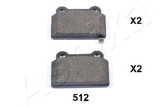 Тормозные колодки ASHIKA 51-05-512