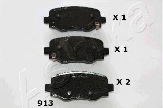 Тормозные колодки ASHIKA 51-09-913