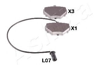 Тормозные колодки ASHIKA 51-0L-L07