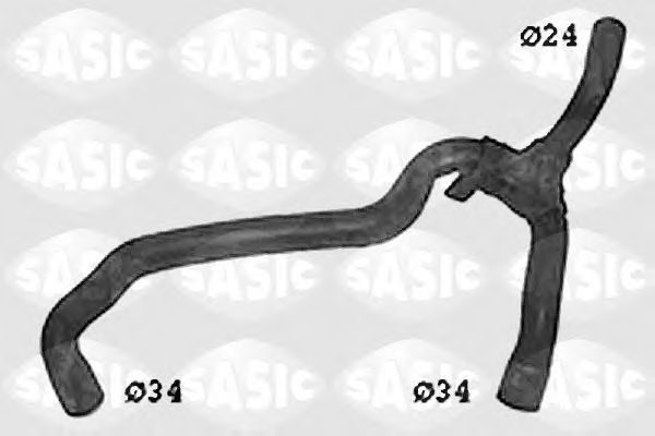 Шланг радиатора SASIC SWH0290