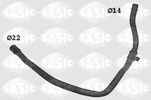 Шланг радиатора SASIC SWH0338