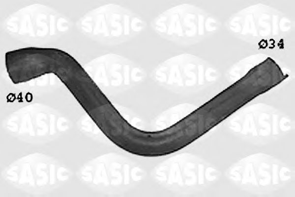 Шланг радиатора SASIC SWH0439