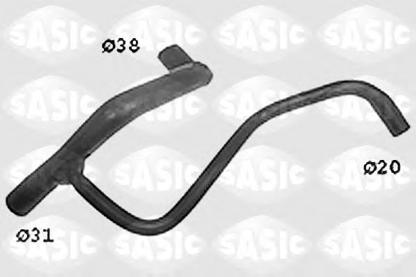 Шланг радиатора SASIC SWH4179