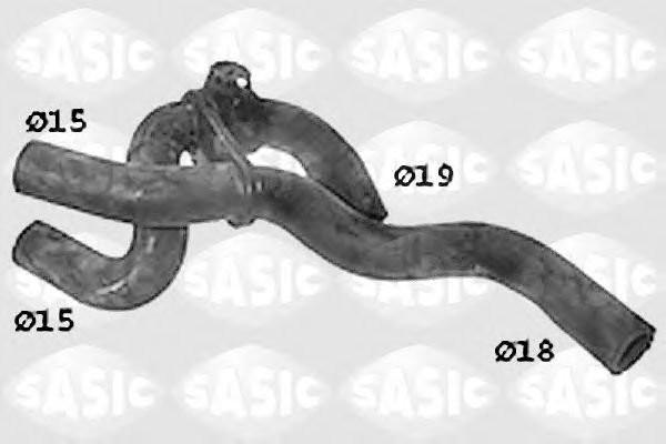 Шланг радиатора SASIC SWH4189