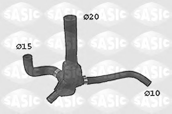 Шланг радиатора SASIC SWH4279