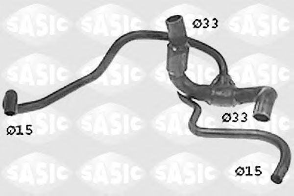 Шланг радиатора SASIC SWH6682