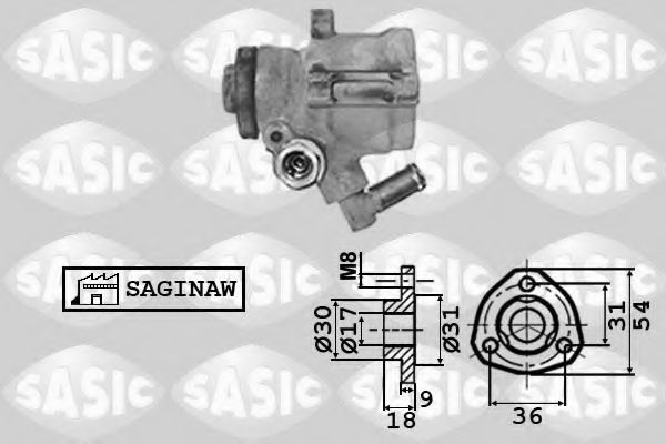 Насос гидроусилителя SASIC 7076008