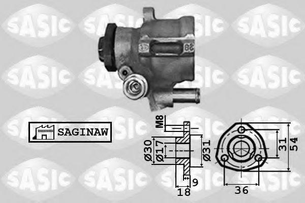 Насос гидроусилителя SASIC 7076021