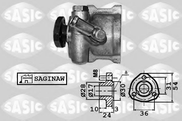 Насос гидроусилителя SASIC 7076030