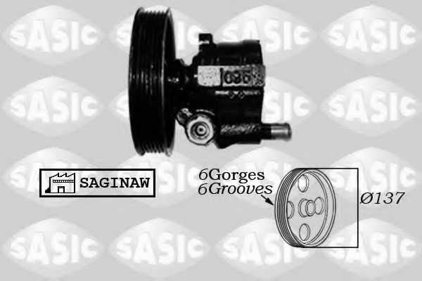 Насос гидроусилителя SASIC 7076013