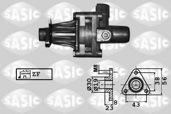 Насос гідропідсилювача SASIC 7076043