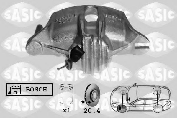 Гальмівний супорт SASIC 6500004