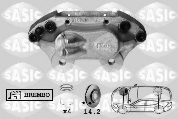 Гальмівний супорт SASIC SCA6071