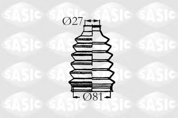 Комплект пыльника ШРУСа SASIC 2933193