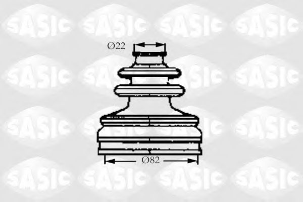 Комплект пыльника ШРУСа SASIC 4003467