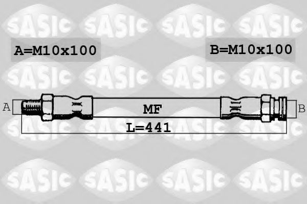 Тормозной шланг SASIC 6600024