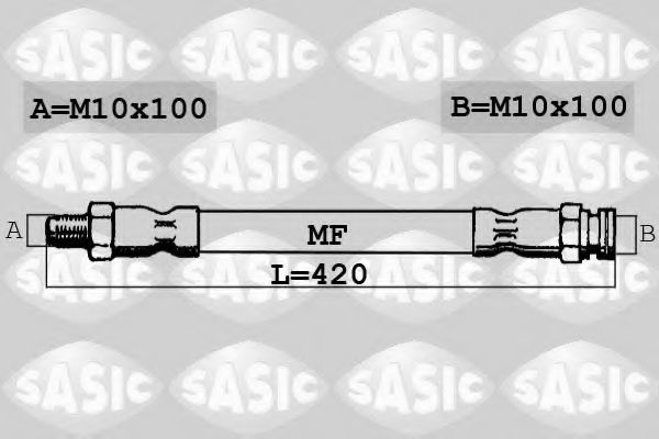 Тормозной шланг SASIC 6606022