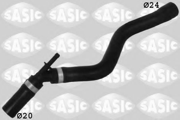 Шланг радиатора SASIC 3406063