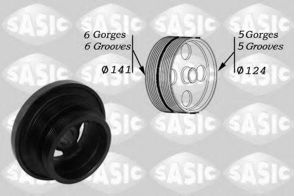 Шкив коленвала SASIC 2156047