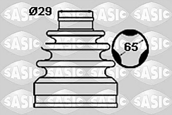 Комплект пыльника ШРУСа SASIC 1906060