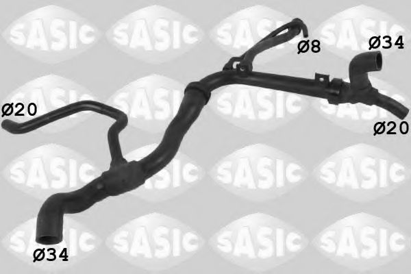 Шланг радиатора SASIC 3406351