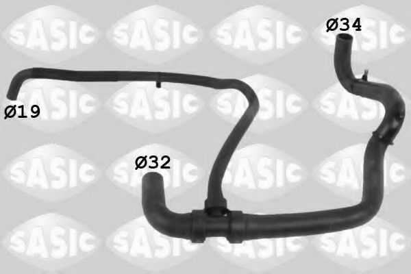 Шланг радиатора SASIC 3404176