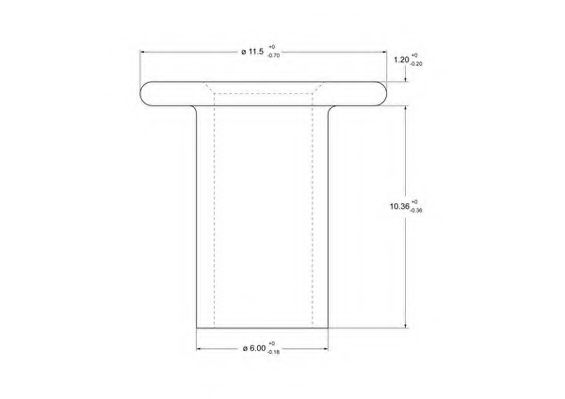 Заклепки накладок тормозных колодок BERAL 93047 Federal-Mogul