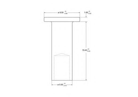 Заклепки накладок тормозных колодок BERAL 93235 Federal-Mogul