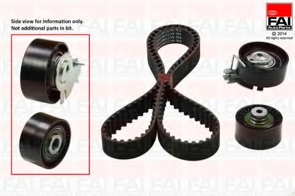 Комплект ремня ГРМ FAI AutoParts TBK252