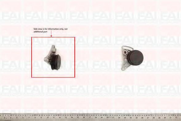 Натяжной ролик поликлинового ремня FAI AutoParts T1000