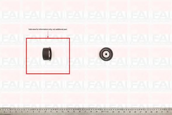 Направляющий / паразитный ролик ремня ГРМ FAI AutoParts T9262