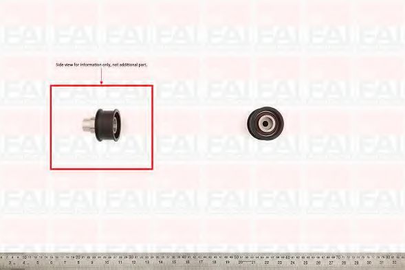 Направляющий / паразитный ролик ремня ГРМ FAI AutoParts T9263