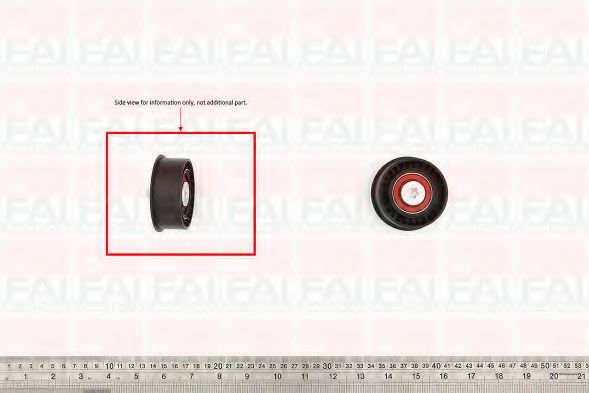 Направляющий / паразитный ролик ремня ГРМ FAI AutoParts T9400