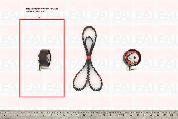 Комплект ремня ГРМ FAI AutoParts TBK145