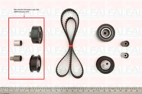 Комплект ремня ГРМ FAI AutoParts TBK146