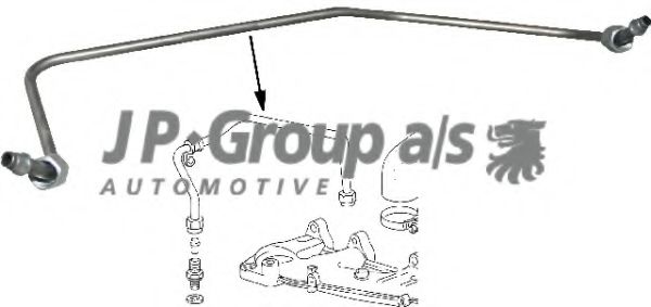 Маслопровод, компрессор JP GROUP 1117600602 CLASSIC